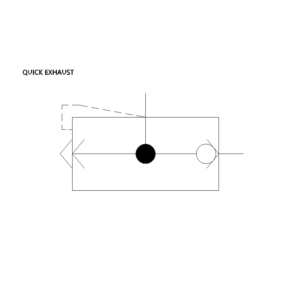 SEV10CN NUMATICS/AVENTICS QUICK EXHAUST VALVE<BR>1/8" NPT FEMALE UNION